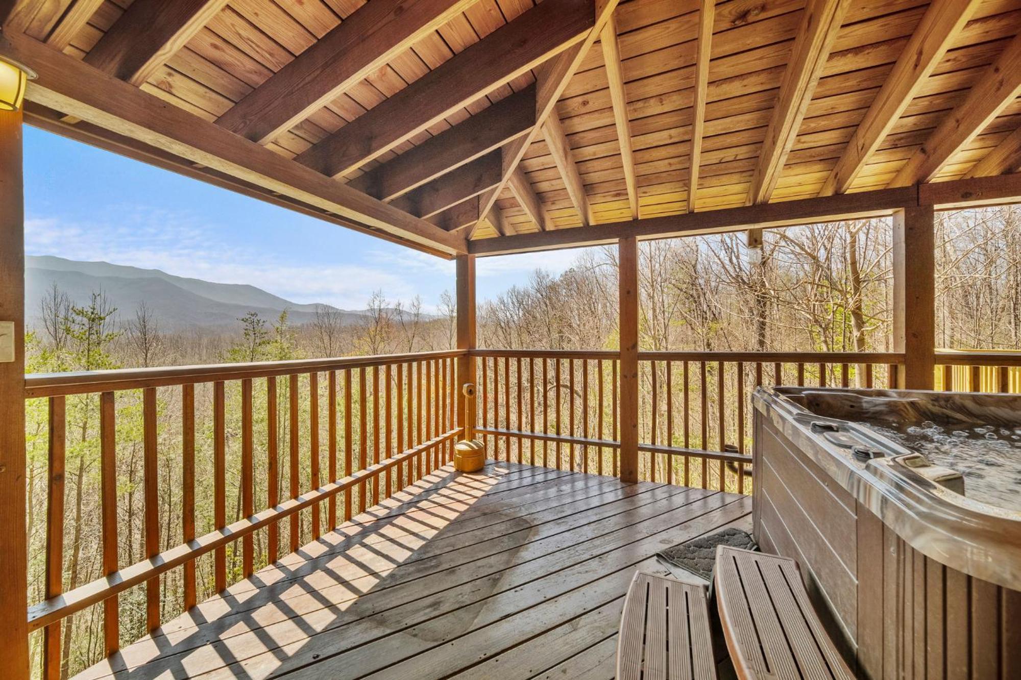 Stairway To Heaven Cabin By Staycating Gatlinburg Εξωτερικό φωτογραφία